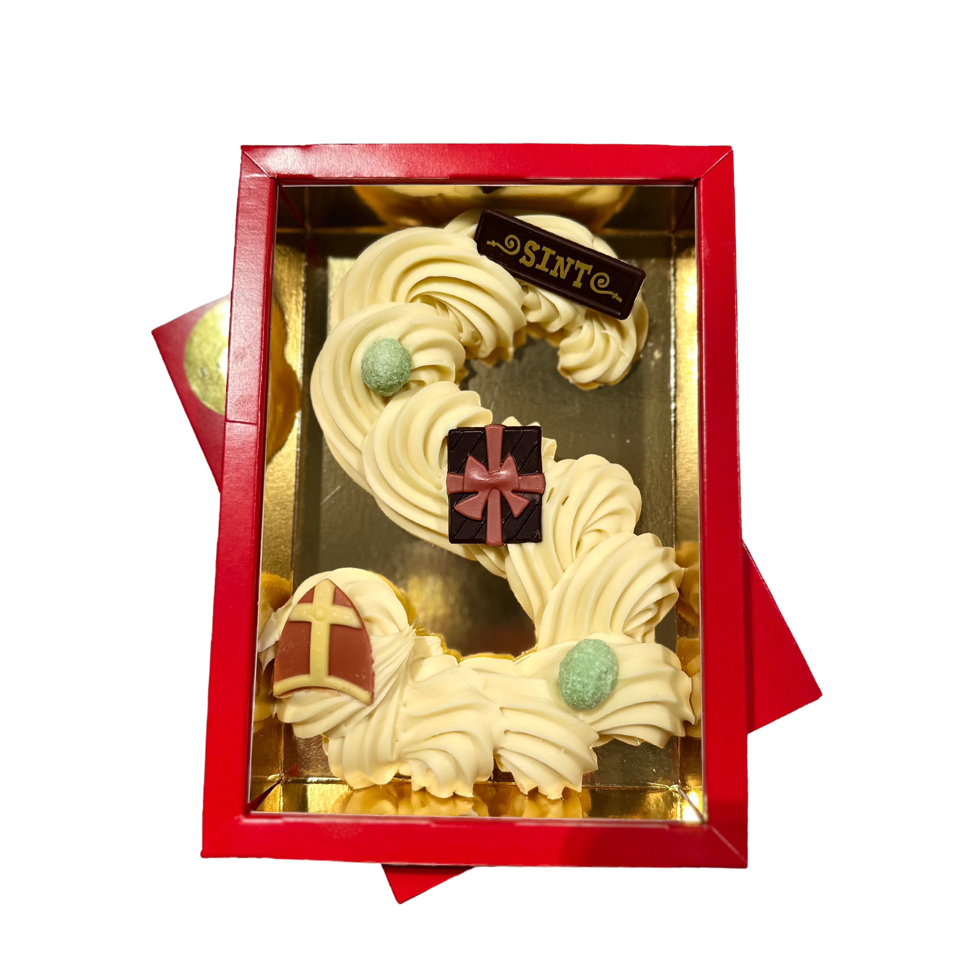 Ambachtelijke room chocoladeletter Groot - Afbeelding 2