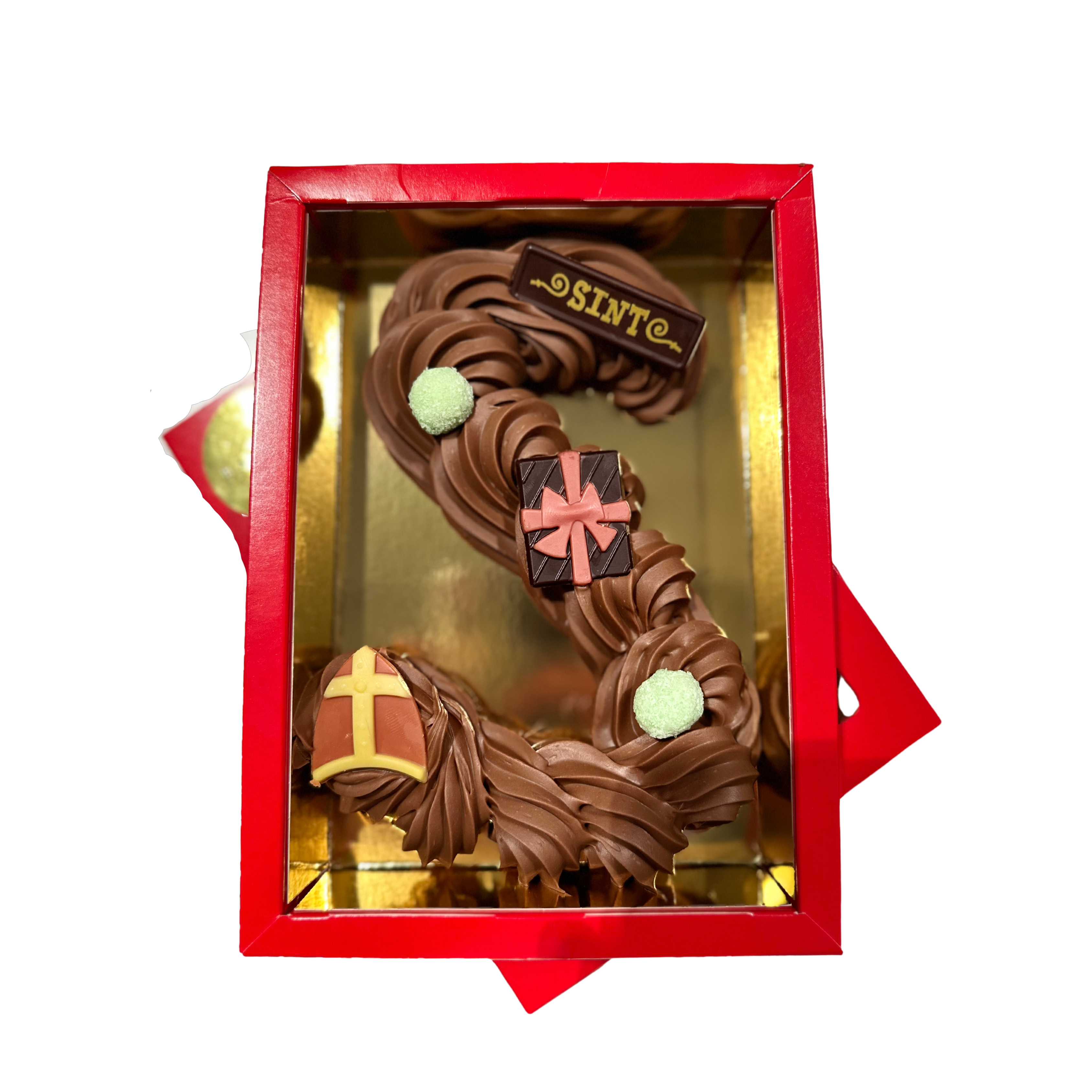 Ambachtelijke room chocoladeletter Groot