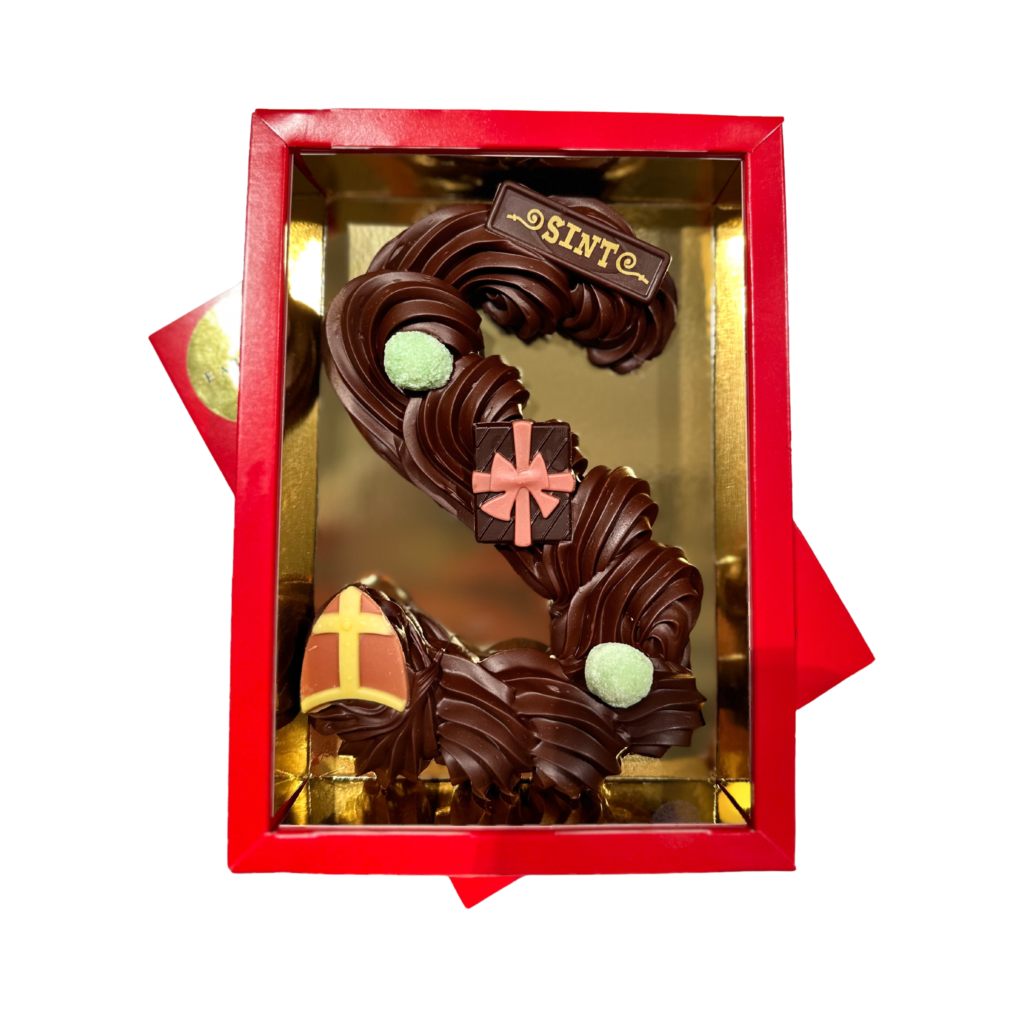 Ambachtelijke room chocoladeletter Groot - Afbeelding 3